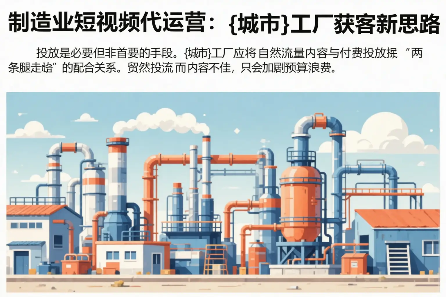 制造业短视频代运营：贵德工厂获客新思路