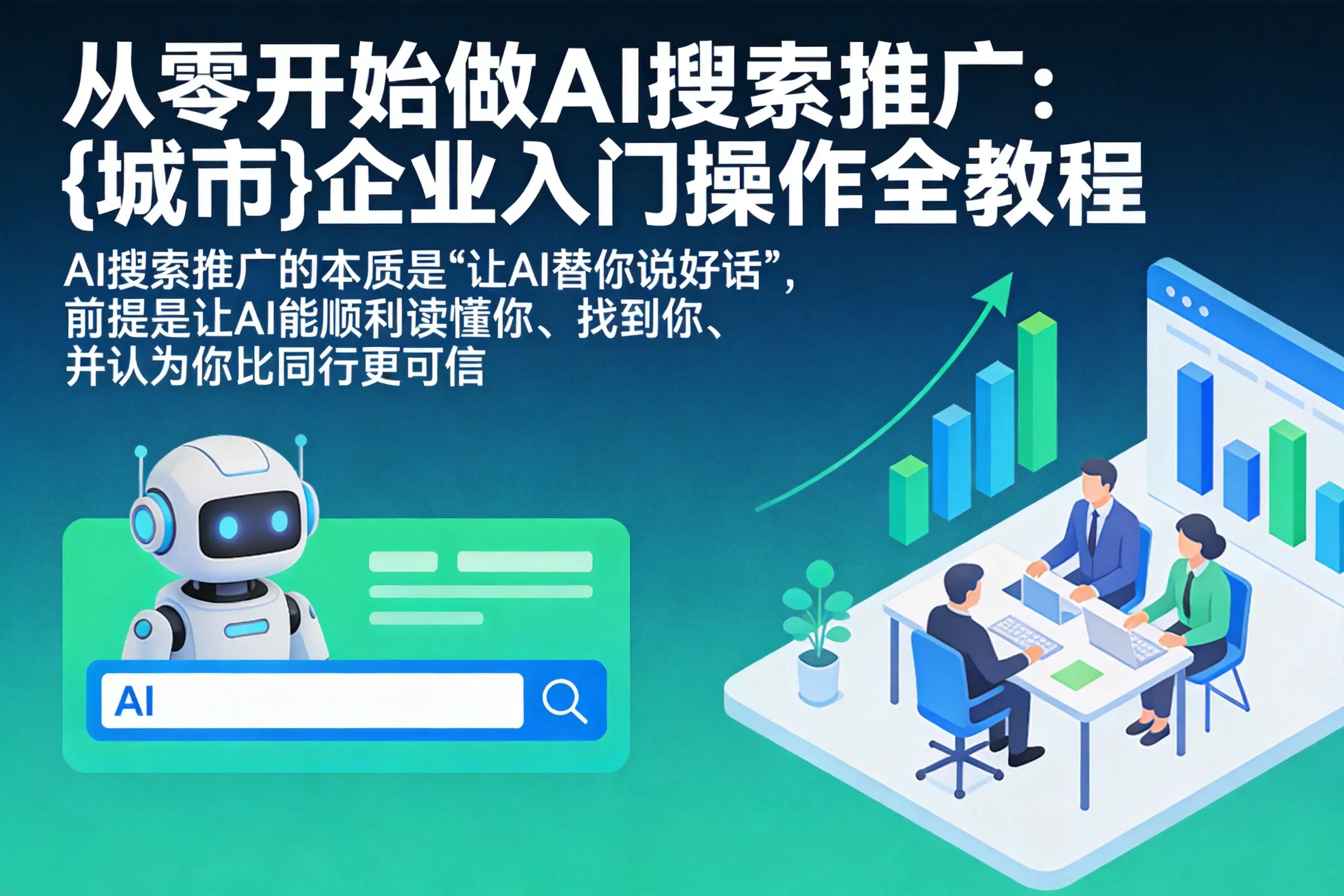 从零开始做AI搜索推广：贵德企业入门操作全教程